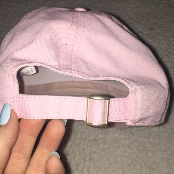“good vibes” Adjustable Pink Hat - Picture 3 of 3